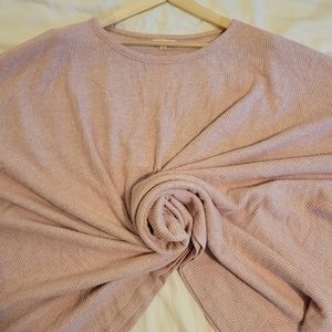 Poncho style top with sleeve NWT